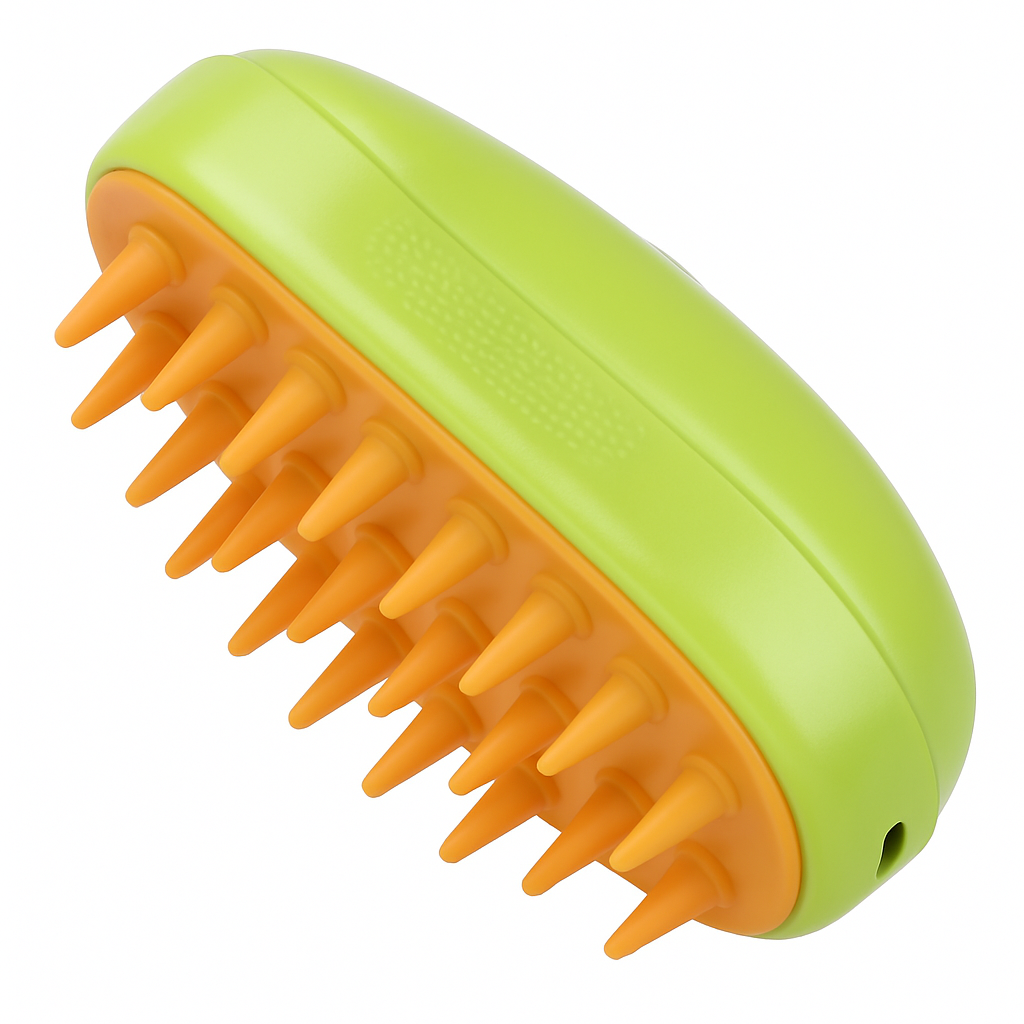 Cat Grooming Steam Brush for Pets – 3-in-1 Massager