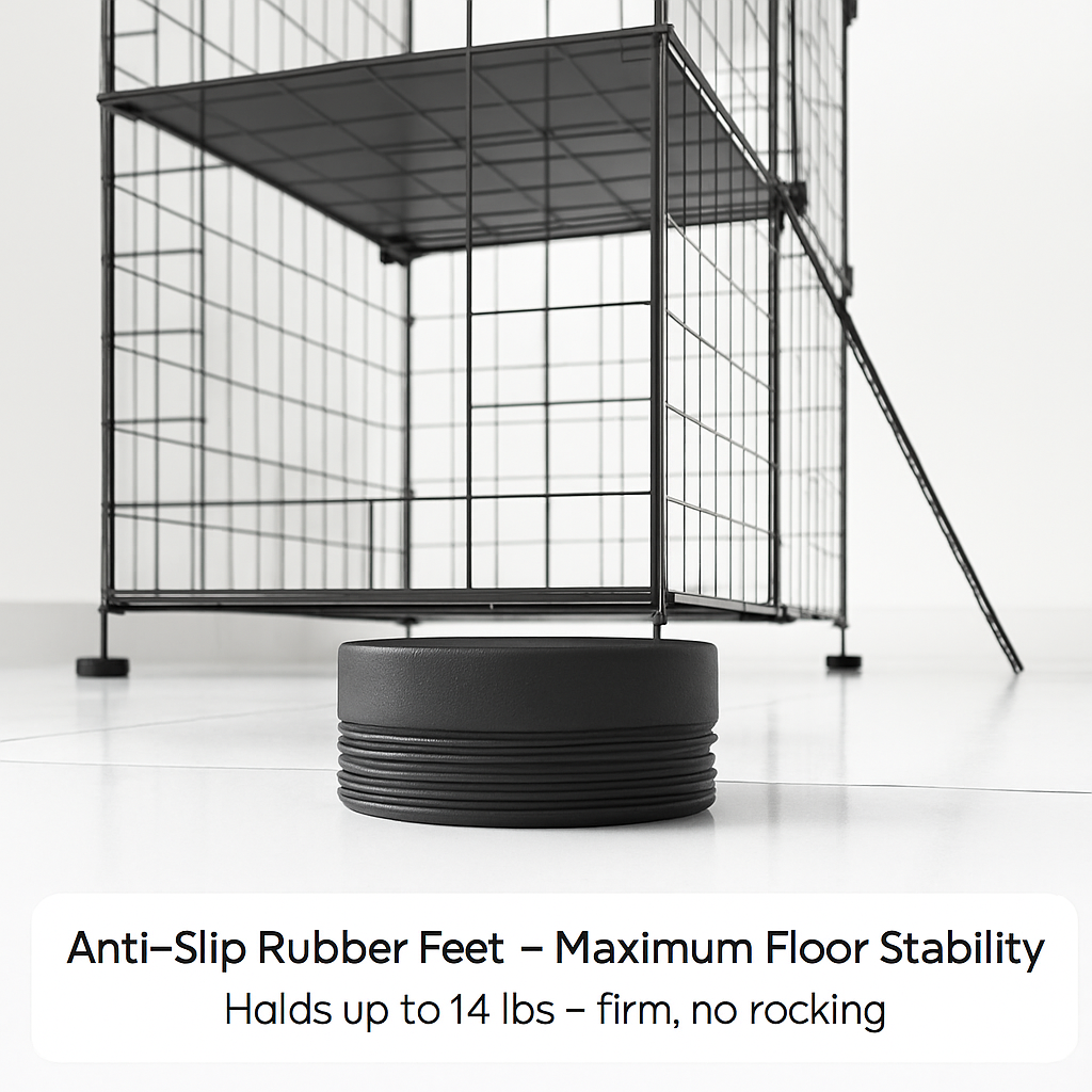 2-Tier Cat Cage Playpen with Ladder for Small Pets