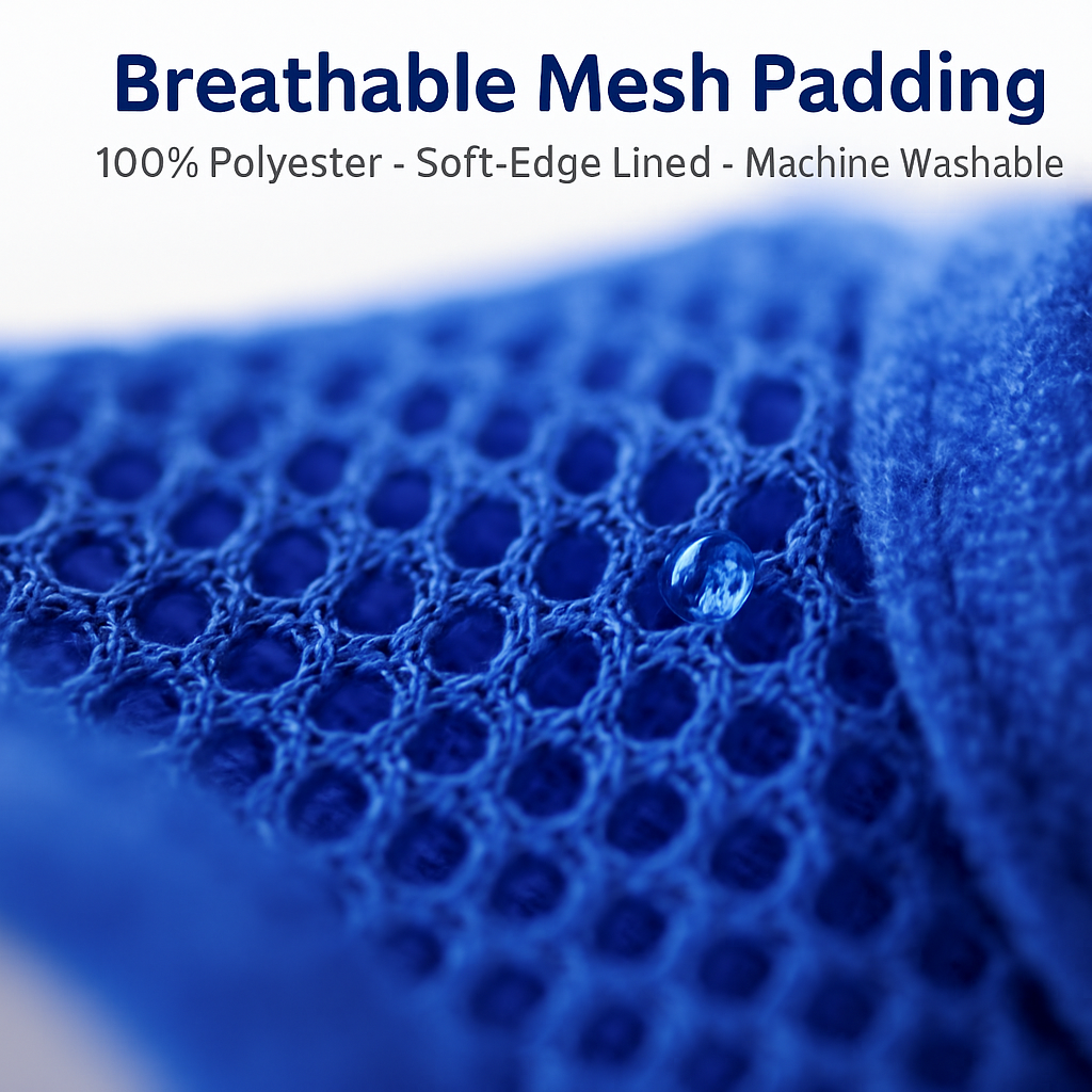 Pet Mesh Harness and Leash Set with Reflective Chest Strap