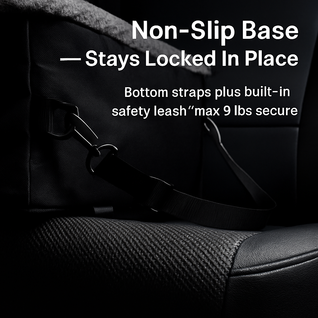 Small Dog Car Seat with Harness for Safe Travel - Majestic Pet Kingdom