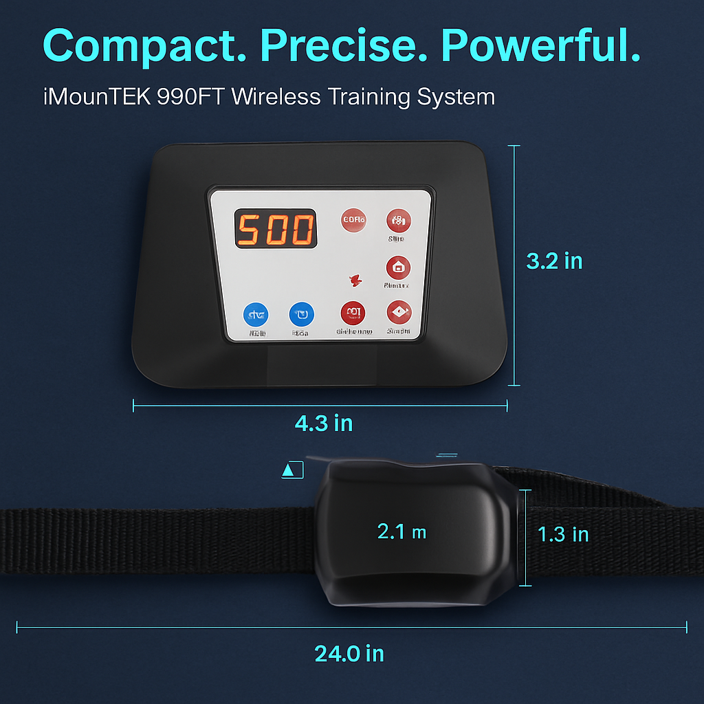 Radius Dog Training Collar with Wireless Fence