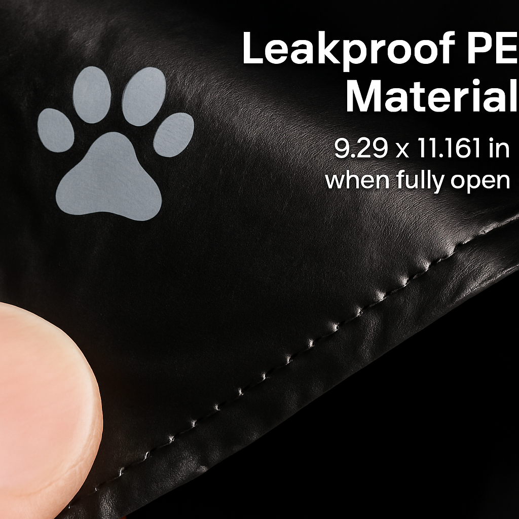 Dog Waste Bags with Dispenser - Leakproof & Unscented