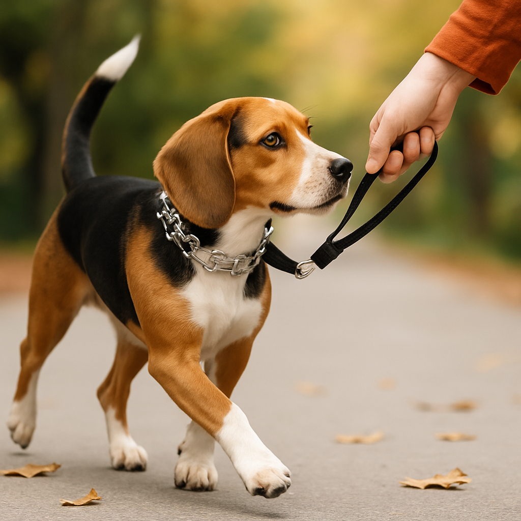 Adjustable Dog Choke Collar for Training - Safe Pinch Fit