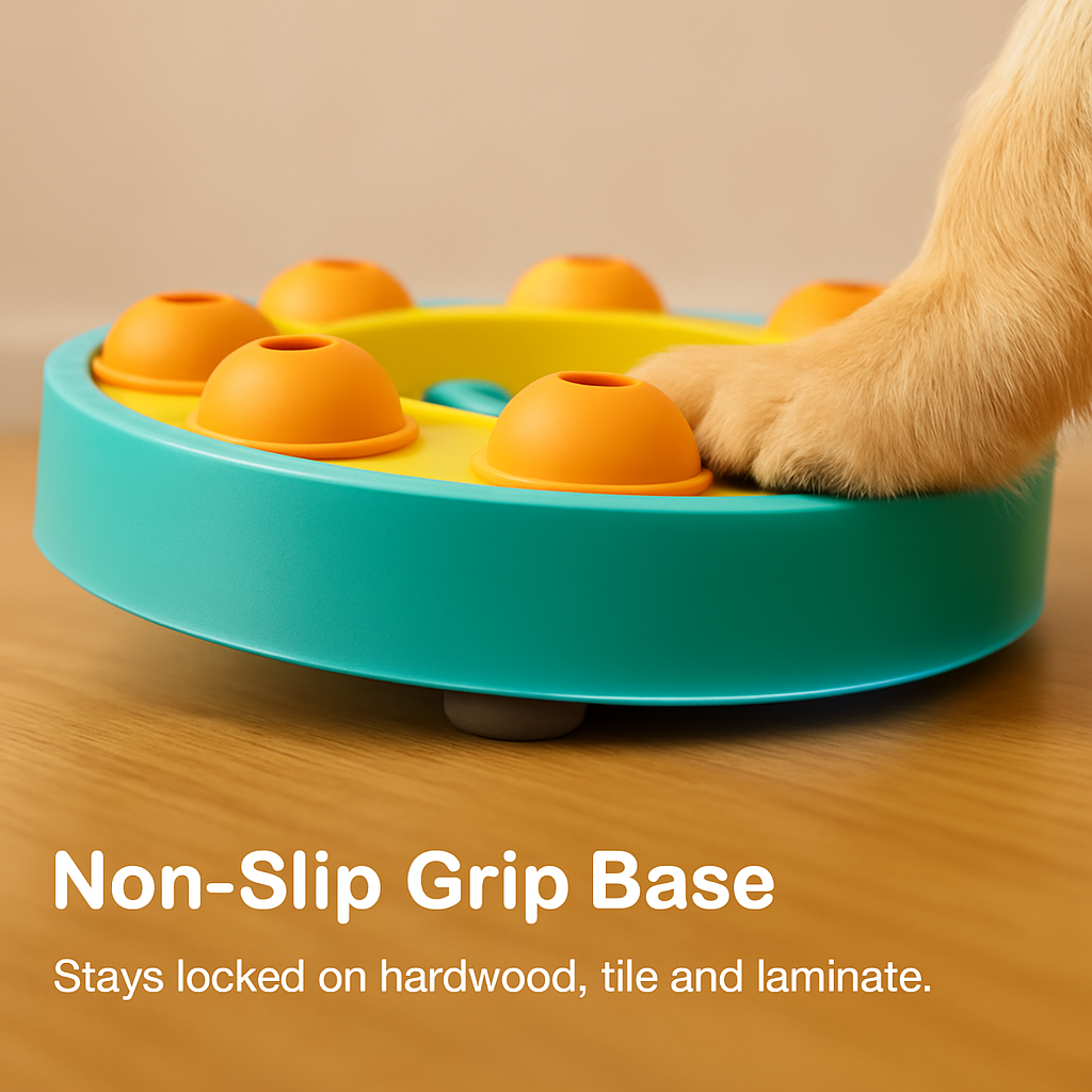 Dog Puzzle Food Feeder Slow Feeding Bowl Interactive Toy Dog Treat Dispensing Toy for IQ Training Mental Enrichment For Small Medium Large Dog Cat