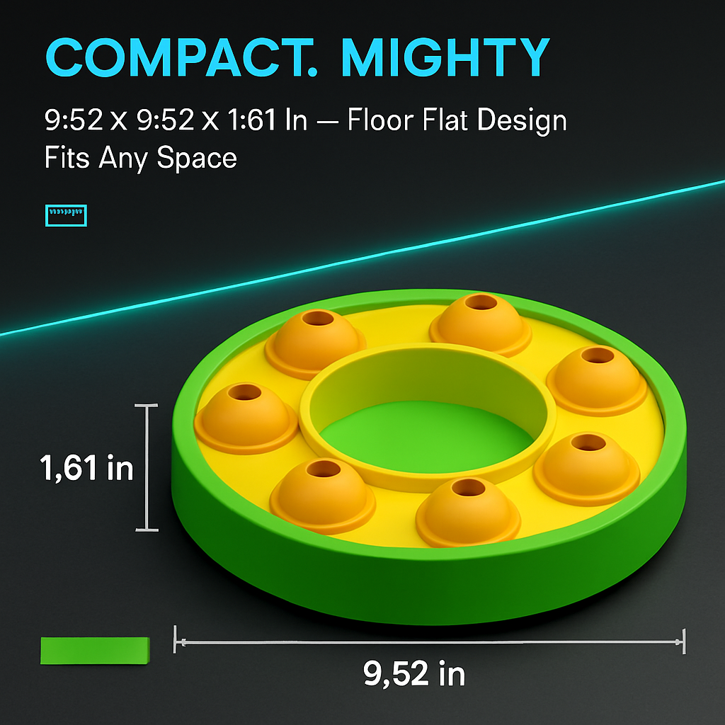 Dog Puzzle Food Feeder Slow Feeding Bowl Interactive Toy Dog Treat Dispensing Toy for IQ Training Mental Enrichment For Small Medium Large Dog Cat