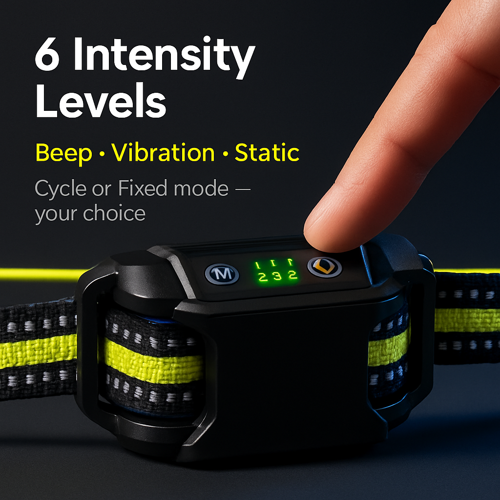 Dog Bark Collar with Beep, Vibration and Static - Majestic Pet Kingdom