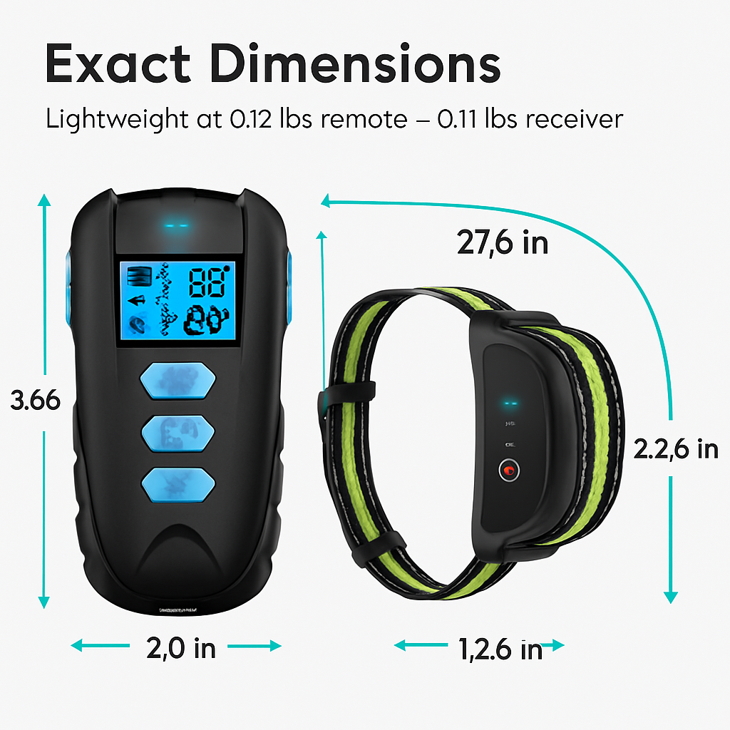 Dog Training Collar with Remote Control for Dogs