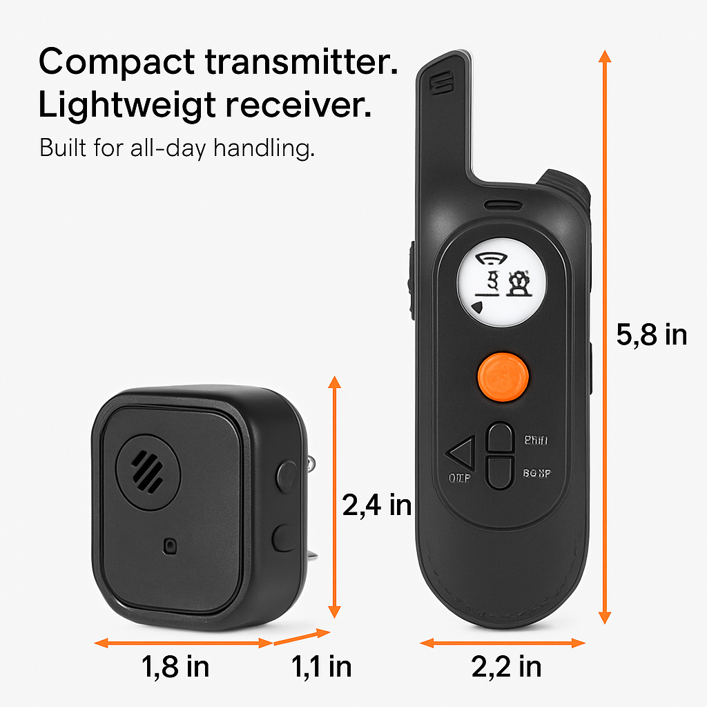 Dog Training Collar IP65 Waterproof with 3 Channels - Majestic Pet Kingdom