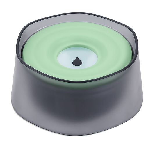 Dog Water Bowl Spill-Proof Floating Disk Slow Drinking Basin - Main Feature View | Majestic Pet Kingdom