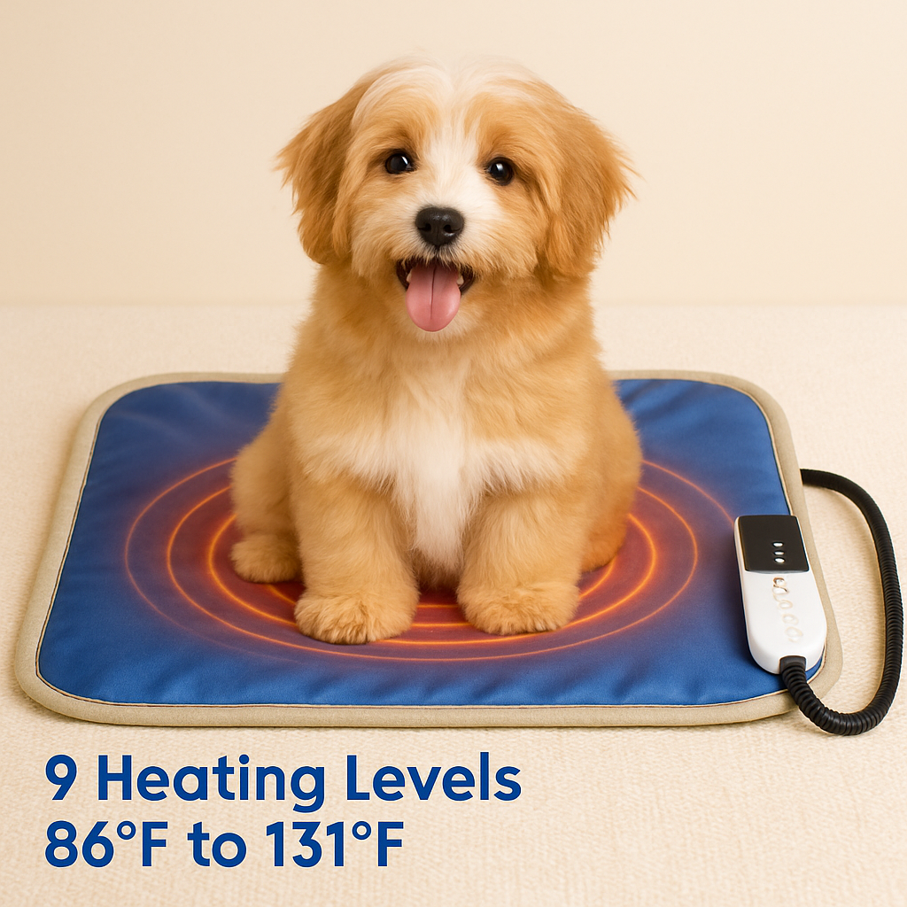 Pet Heating Pad for Dogs and Cats - Chew-Resist
