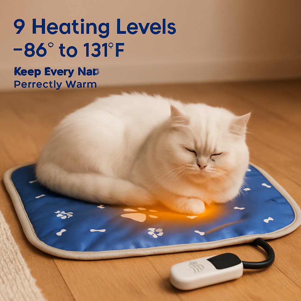 Pet Heating Pad for Dogs and Cats - Chew-Resist