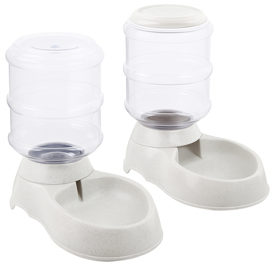 Pet Water Dispenser Gravity Auto-Refill Drinker Fountain - Main Feature View | Majestic Pet Kingdom