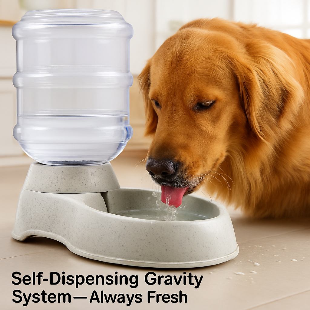 Pet Water Dispenser for Gravity Refill System
