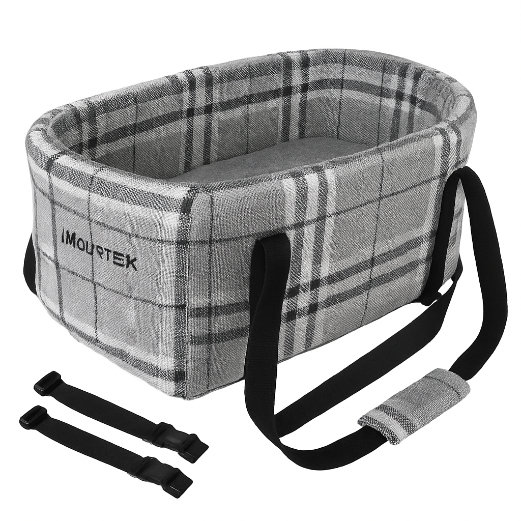 Pet Console Car Seat with Storage Pocket
