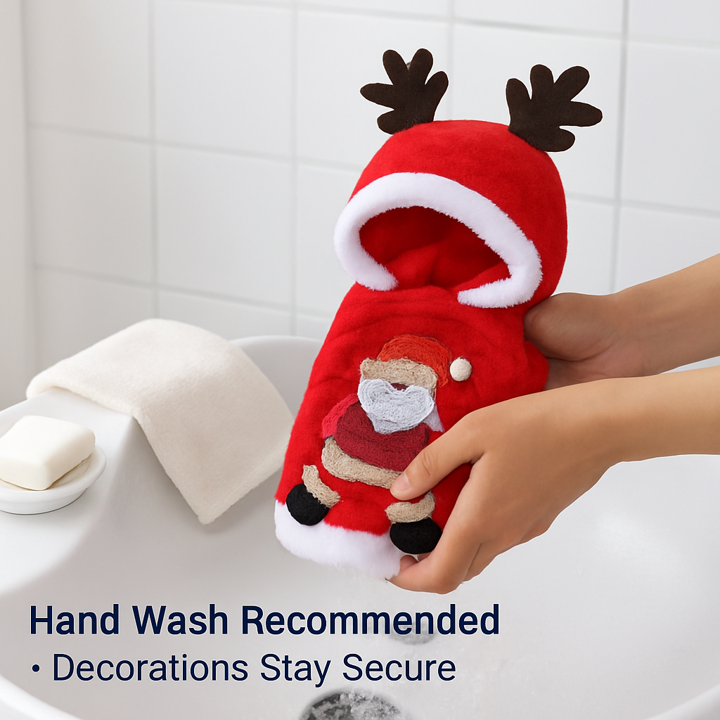 Pet Christmas Santa Claus Reindeer Antlers Costume