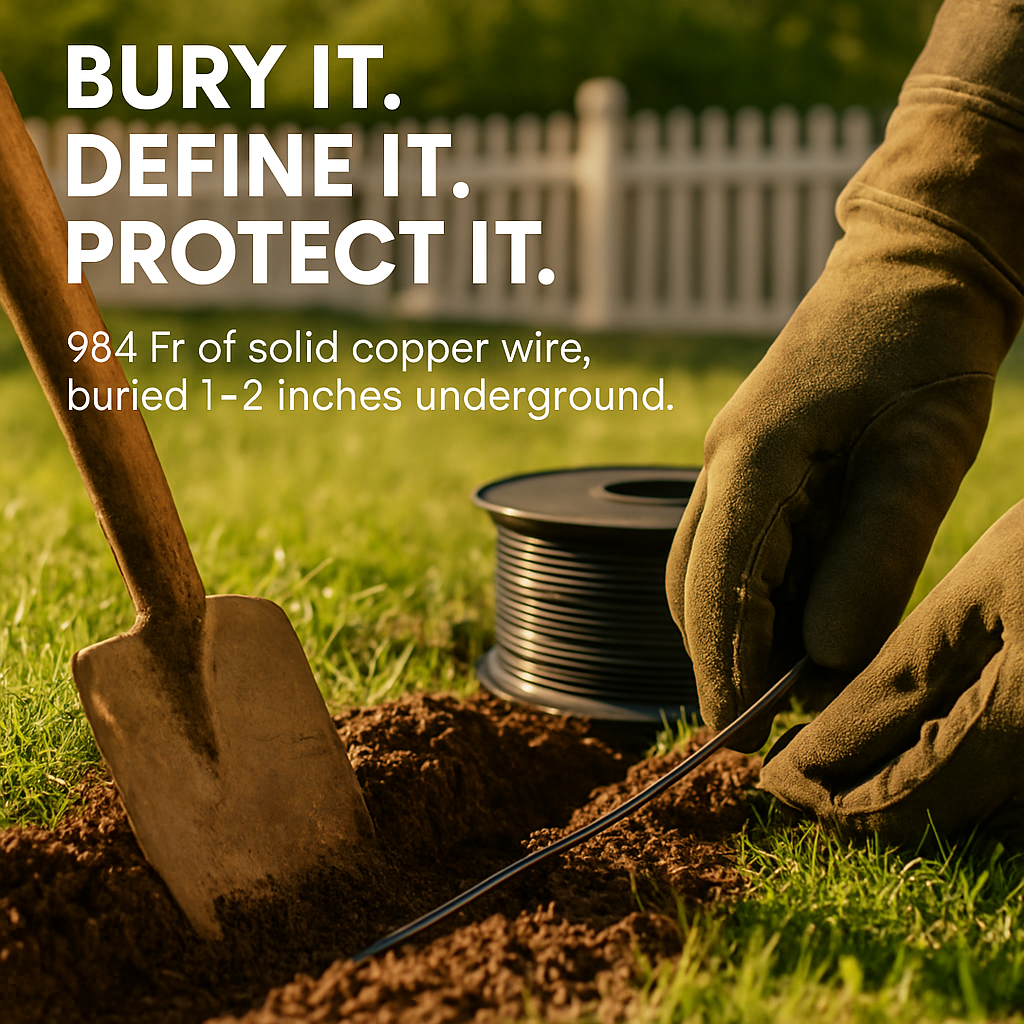 Underground Dog Fence Boundary Wire for Yard Containment