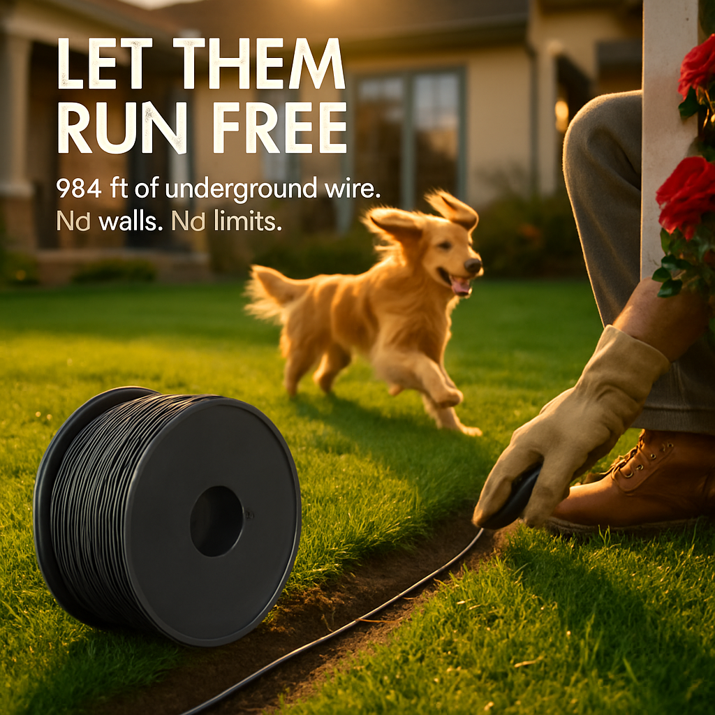 Underground Dog Fence Boundary Wire for Yard Containment