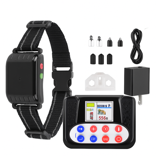 Wireless Dog Fence System GPS Boundary Shock Training Collar - Main Feature View | Majestic Pet Kingdom