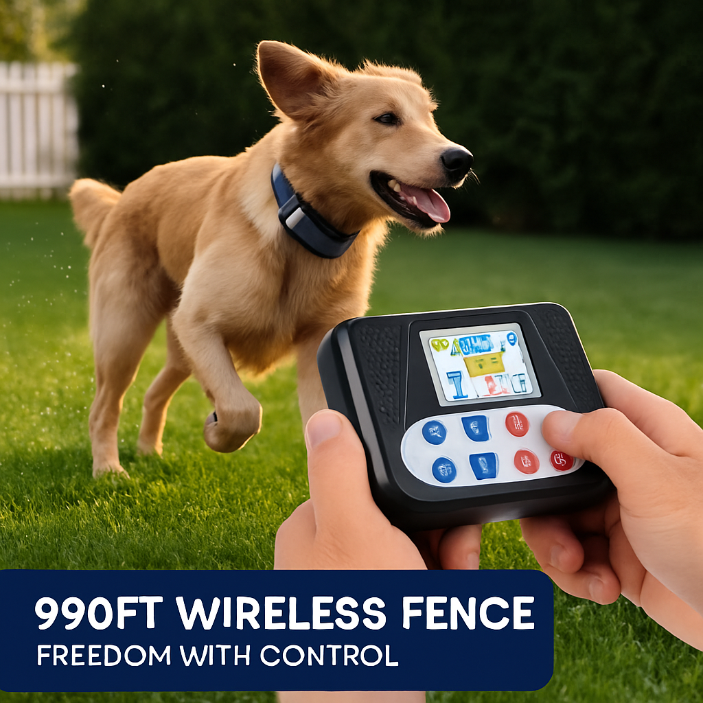 Wireless Dog Fence & Training Collar Pro