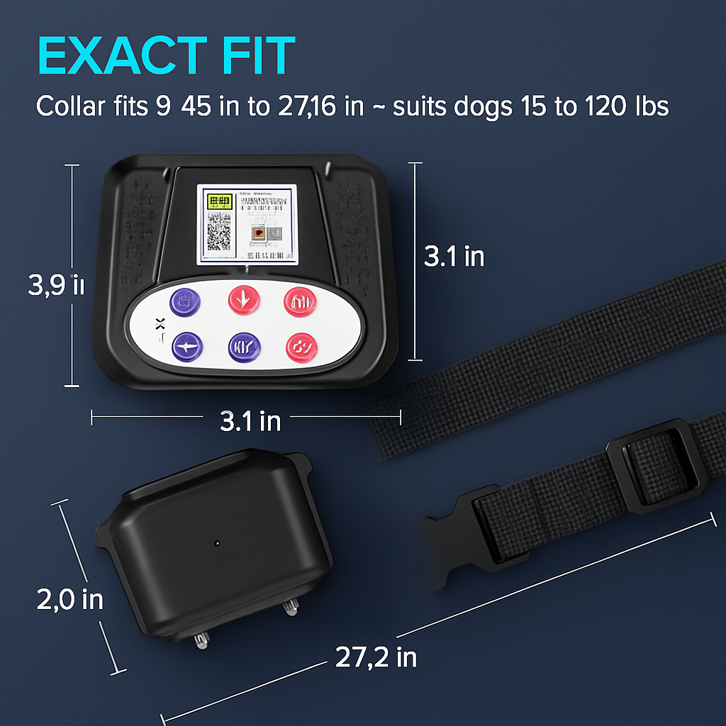 Wireless Dog Fence & Training Collar Pro