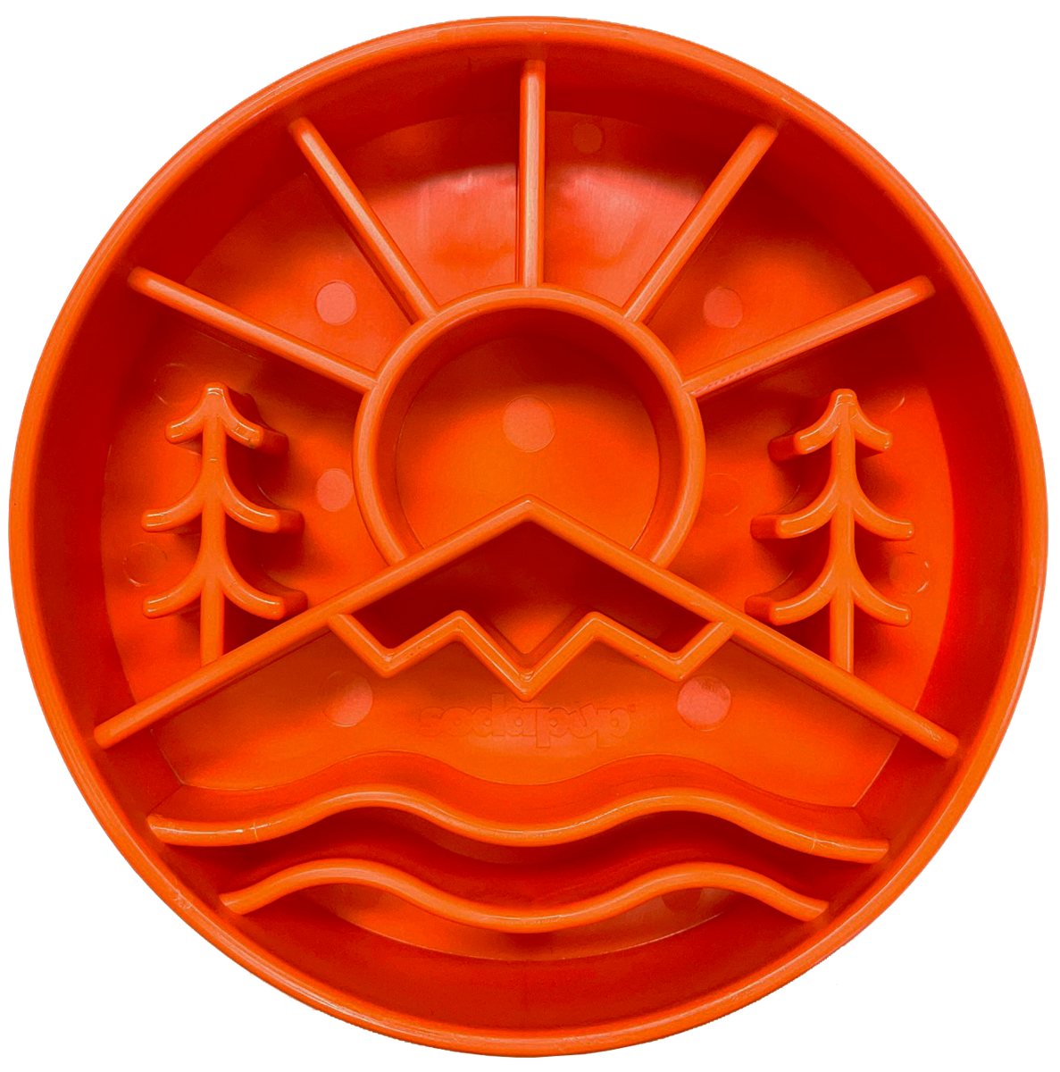 Dog Bowl Great Outdoors eBowl Slow Feeder Enrichment Dish - Detail Angle 7 | Majestic Pet Kingdom