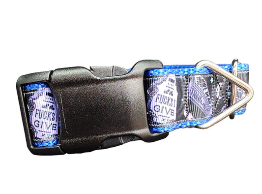 Dog Collar Halloween Snarky Graves Tombstone Spooky Humor Nylon Band