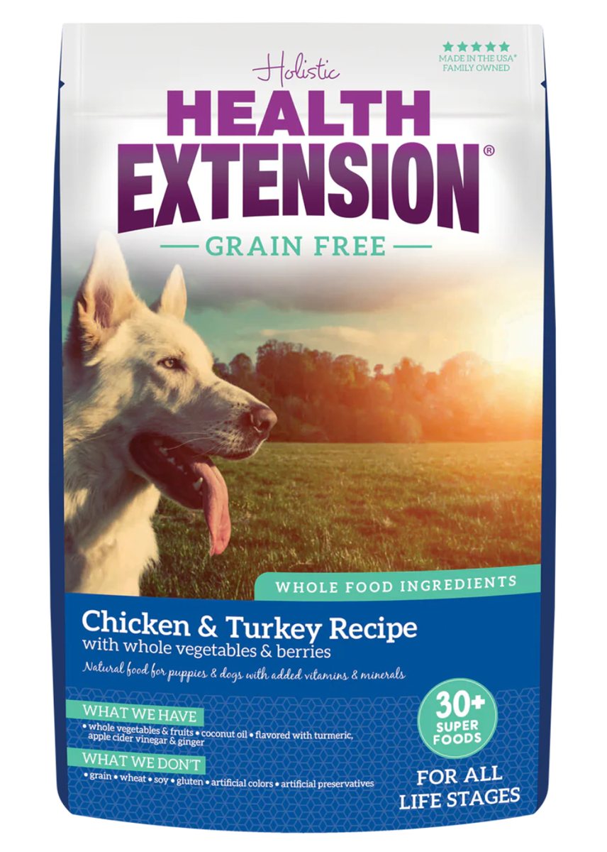 Dog Food Health Extension Chicken and Turkey Dry Dog Food Ba