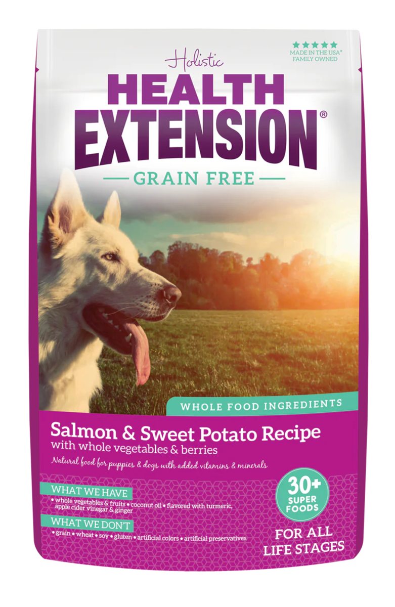 Dog Food Health Extension Grain Free Salmon Sweet Potato Foo