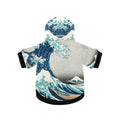 Hokusai Great Wave Off Kanagawa Button Hoodie - Premium