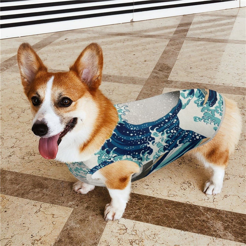 Dog Vest Hokusai The Great Wave Off Kanagawa Sleeveless Top