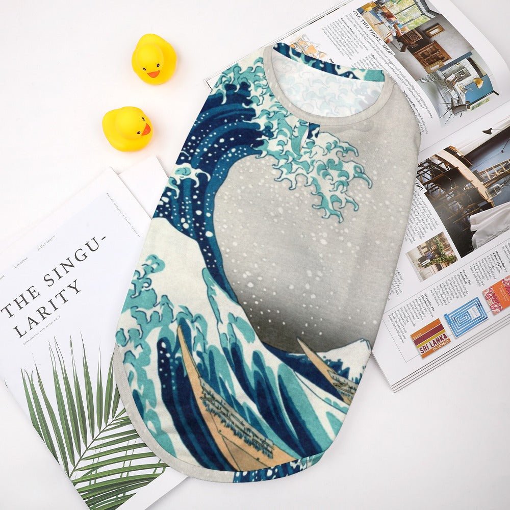 Dog Vest Hokusai The Great Wave Off Kanagawa Sleeveless Top