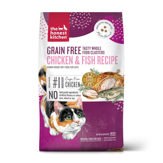 Cat Food Honest Kitchen Clusters Chicken Whitefish Dry 1lb Bag