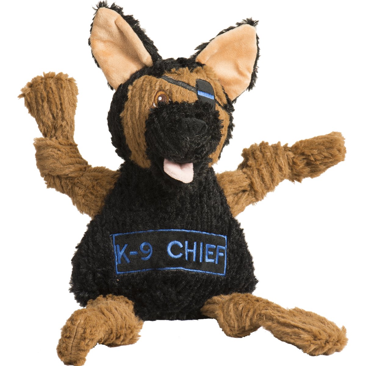 Dog Plush Toy HuggleCause K-9 Chief Hero Mascot Knottie