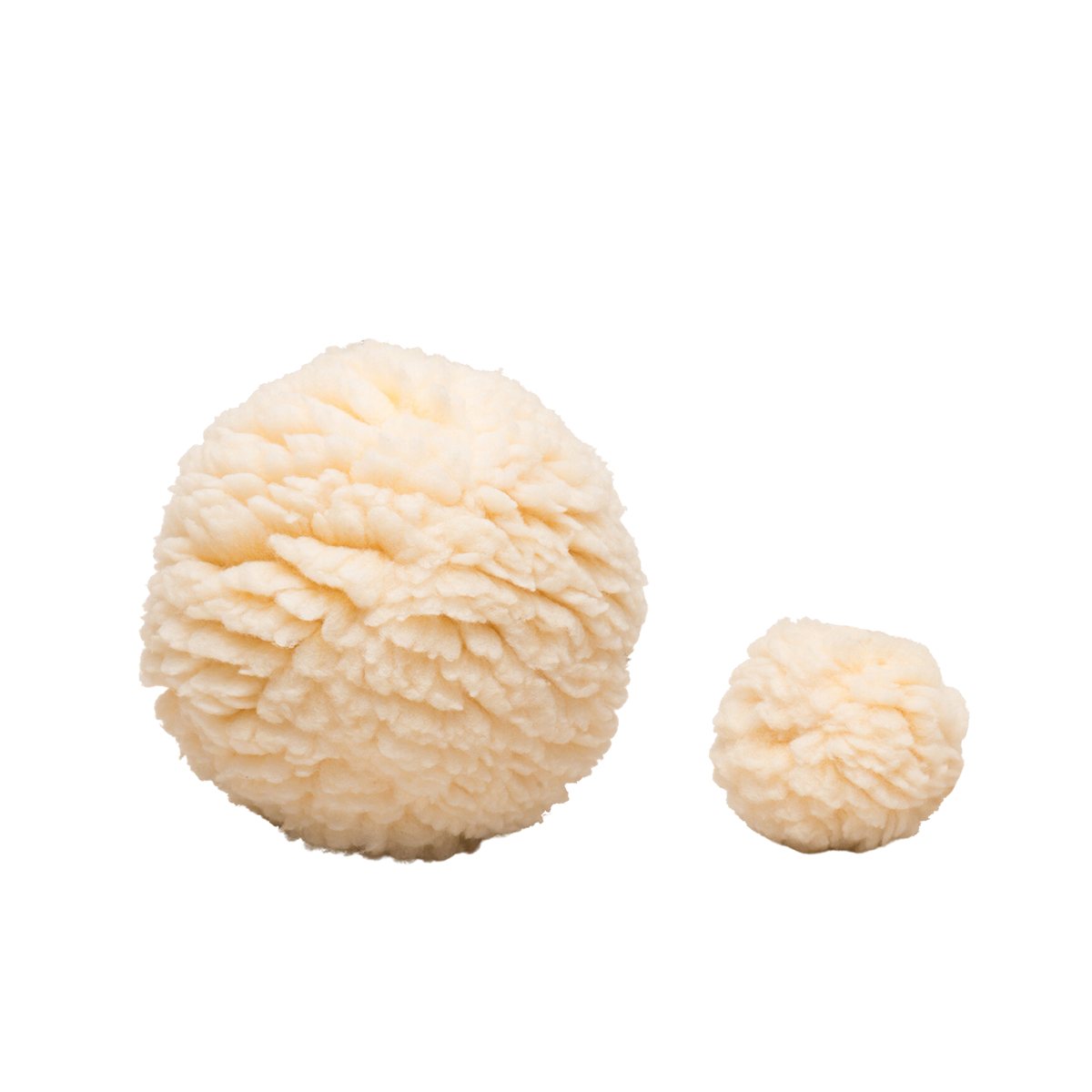 Dog Toy HuggleFleece Plush Ball Soft Squeaky Fetch Chewing Toy - Detail Angle 5 | Majestic Pet Kingdom