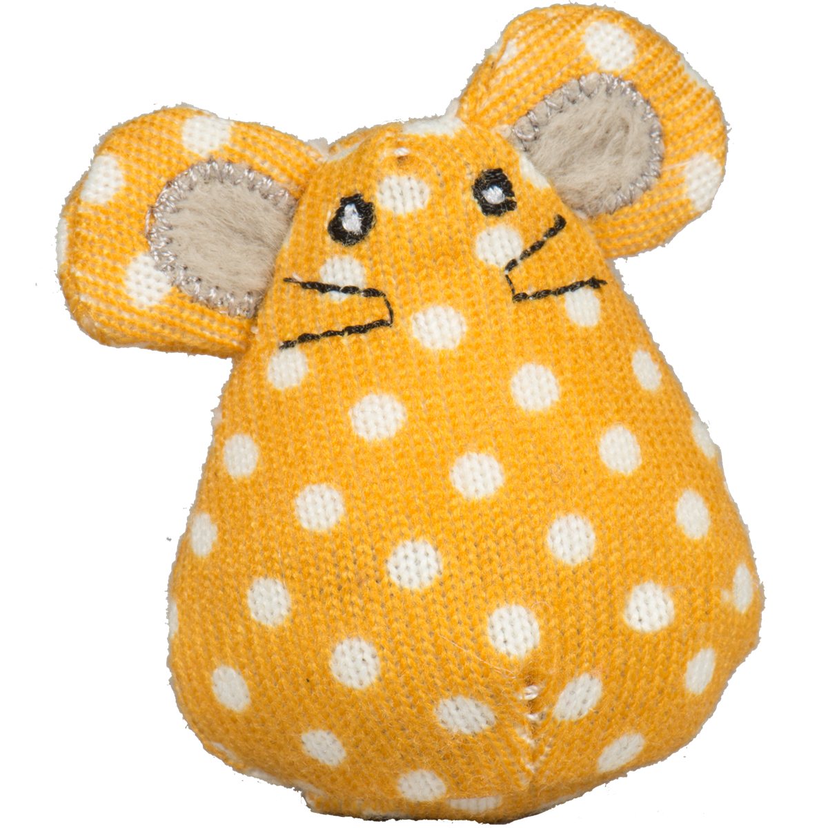 Cat Toys HuggleKats Polka Dot Mice Bucket 16-Pack Squeak Play - Detail Angle 5 | Majestic Pet Kingdom