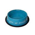 I LOVE YOU SO MUCH Stainless Steel Dog Bowl (24 Ounce) - Majestic Pet Kingdom