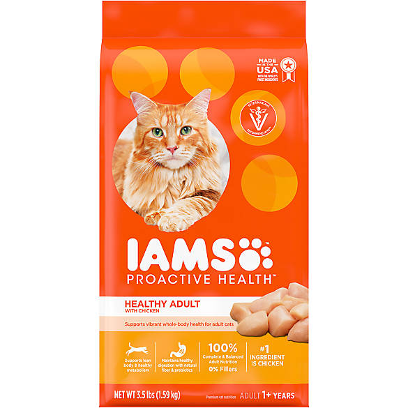 Cat Food Iams Proactive Health Original Chicken Dry Cat Food