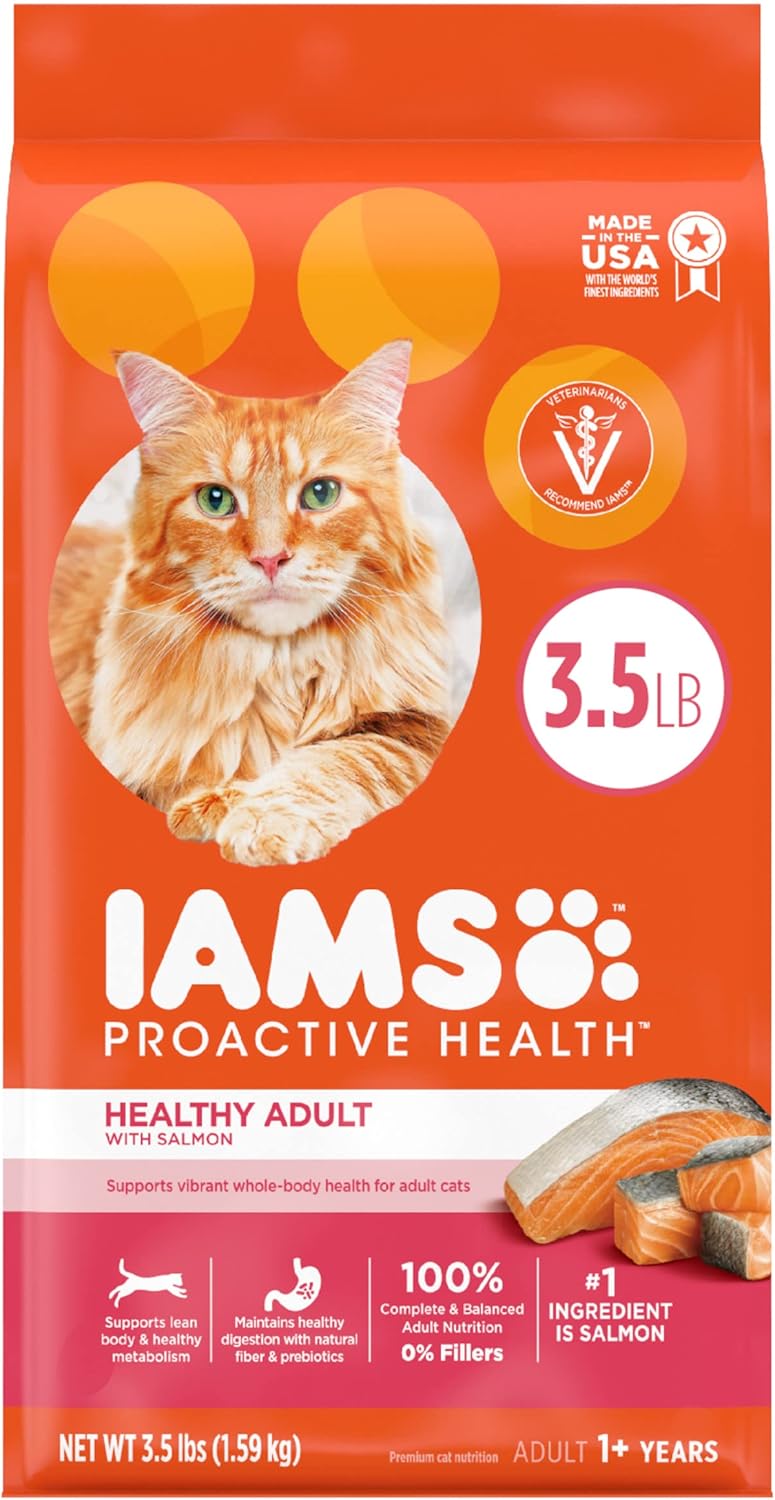 Cat Food Iams Proactive Health High-Protein Salmon & Tuna