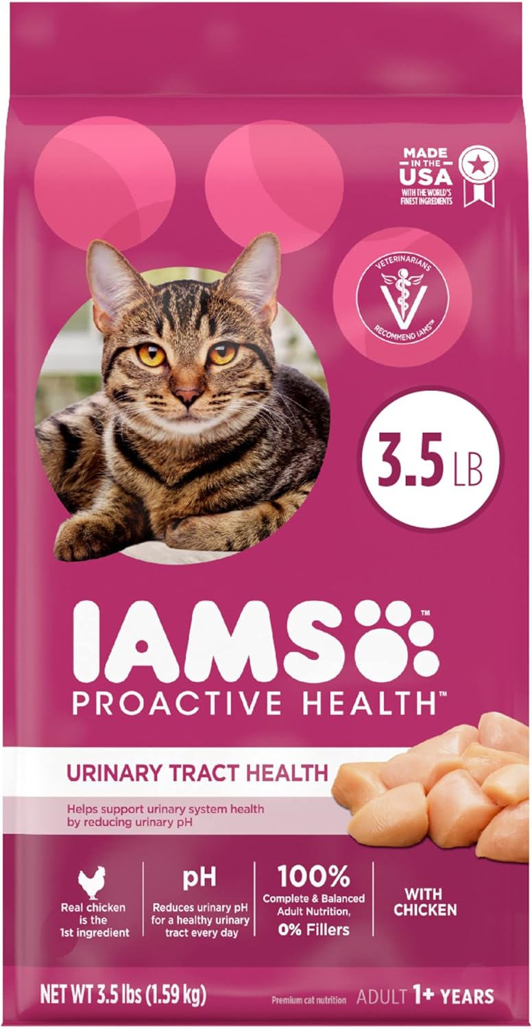 Cat Food Iams Proactive Health Urinary Tract Health 3.5lb Bag - Main Feature View | Majestic Pet Kingdom