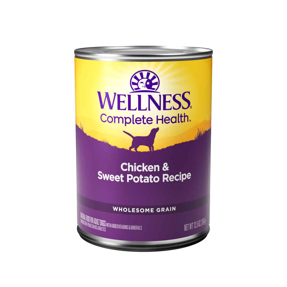 Wellness Adult Chicken and Sweet Potato Wet Dog Food (12.5oz) - Majestic Pet Kingdom