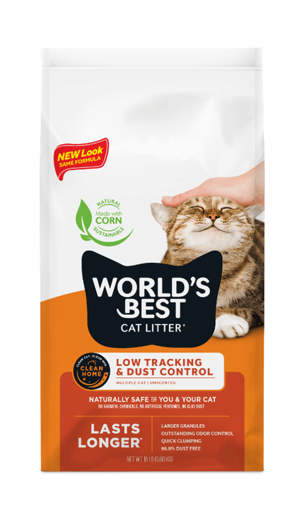 Cat Litter Worlds Best Low Tracking Dust Control Corn Clump