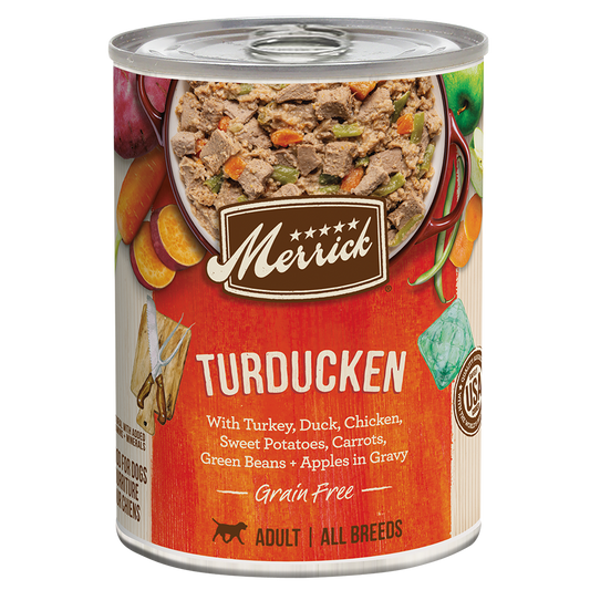 Merrick Grain Free Turducken Wet Dog Food (12.7oz) - Majestic Pet Kingdom