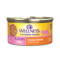 Wellness Complete Health Kitten Chicken Pate Wet Cat Food (3oz) - Majestic Pet Kingdom