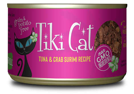 Tikicat All Life Stages Lanai Grill Tuna and Crab Surimi (2.8oz) - Majestic Pet Kingdom