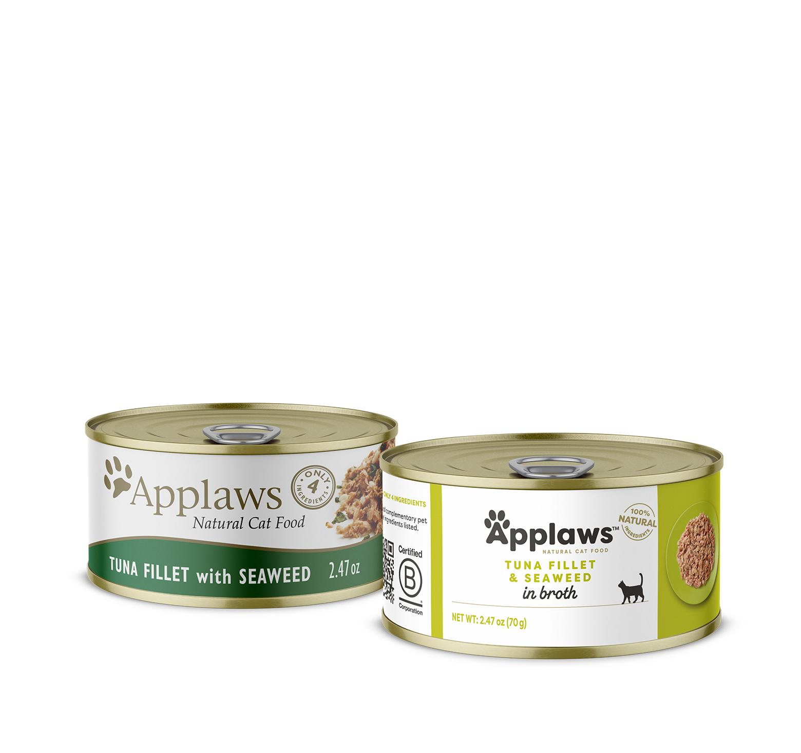 Applaws Adult Tuna and Seaweed Wet Cat Food (2.47oz) - Majestic Pet Kingdom