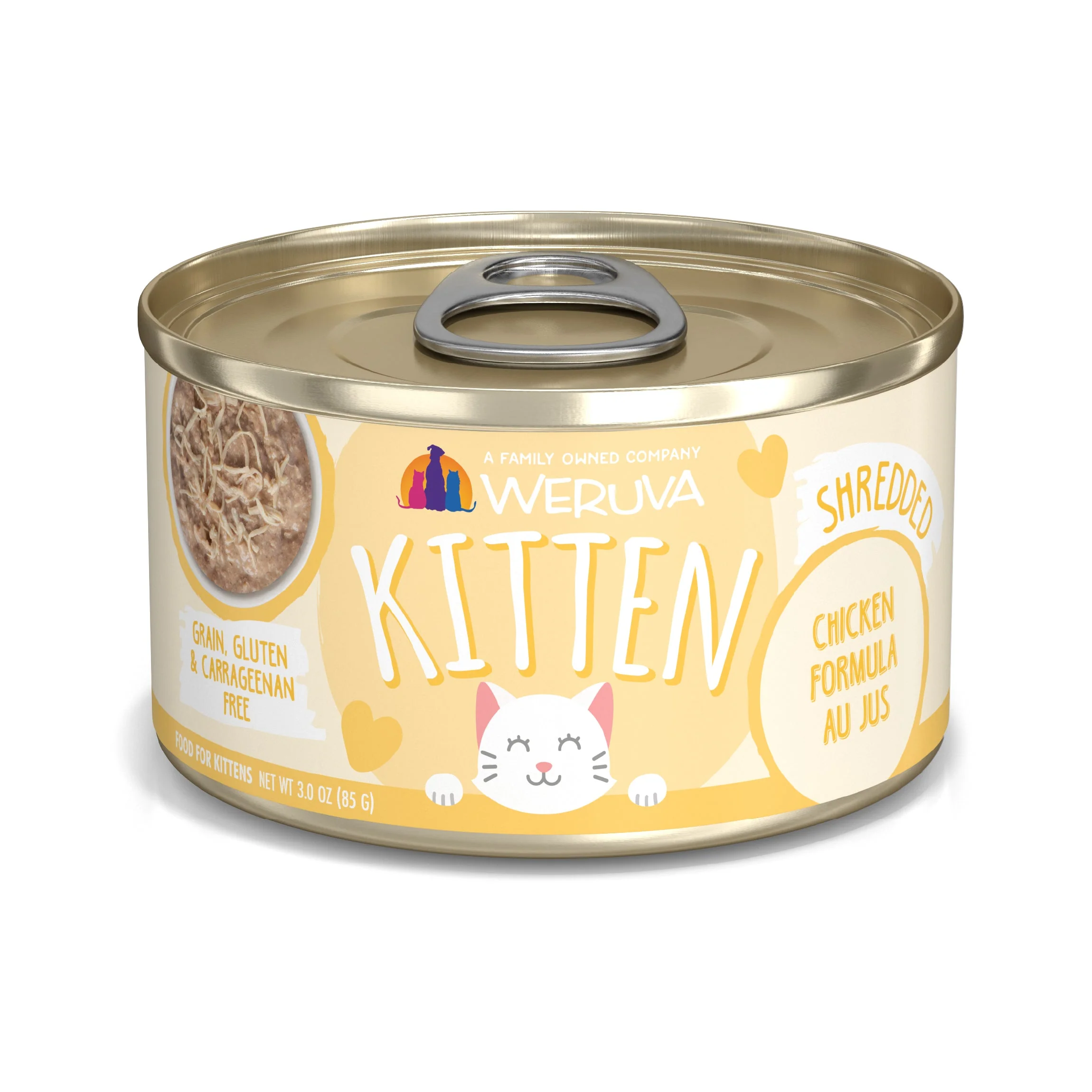 Weruva Kitten Chicken Au Jus Wet Cat Food (3oz) - Majestic Pet Kingdom