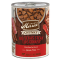 Merrick Chunky Grain Free Adult Big Texas Steak Dinner Wet Dog Food (12.7oz) - Majestic Pet Kingdom