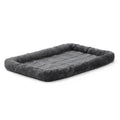 Midwest QuietTime Sheepskin Pet Bed Gray 36x23