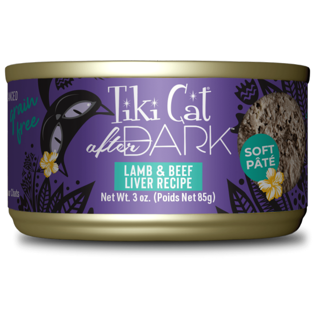 Tikicat Adult After Dark Lamb and Beef Liver Soft Pate (3oz) - Majestic Pet Kingdom