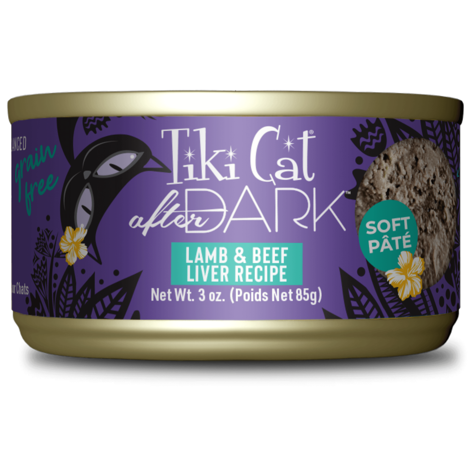 Tikicat Adult After Dark Lamb and Beef Liver Soft Pate (3oz) - Majestic Pet Kingdom